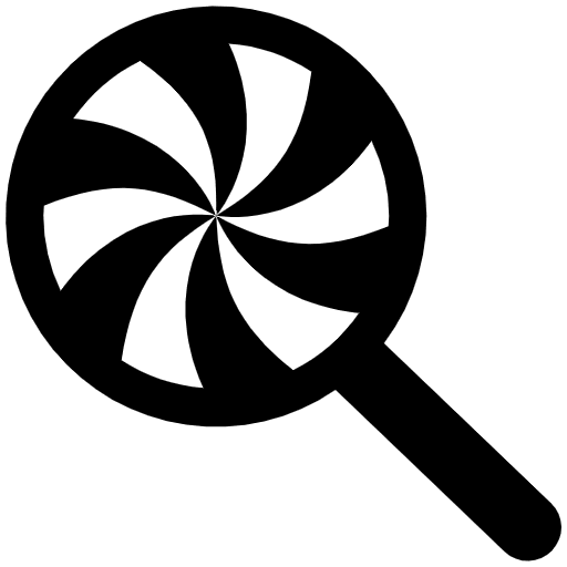 Lollipop High Contrast Emoji from Fluent Emoji High Contrast Set