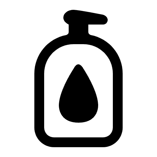 Lotion Bottle High Contrast Element from Fluent Emoji High Contrast Set