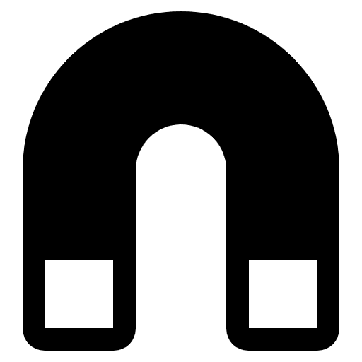 Magnet High Contrast Element from Fluent Emoji High Contrast Set