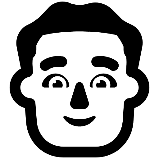 Man Red Hair High Contrast Default Element from Fluent Emoji High Contrast Set