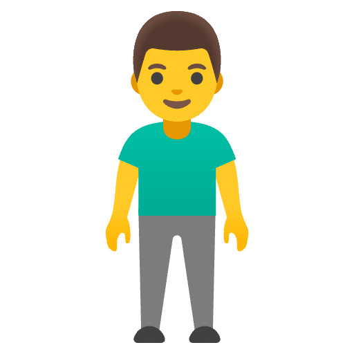 Man Standing Emoji from Noto Emoji Set