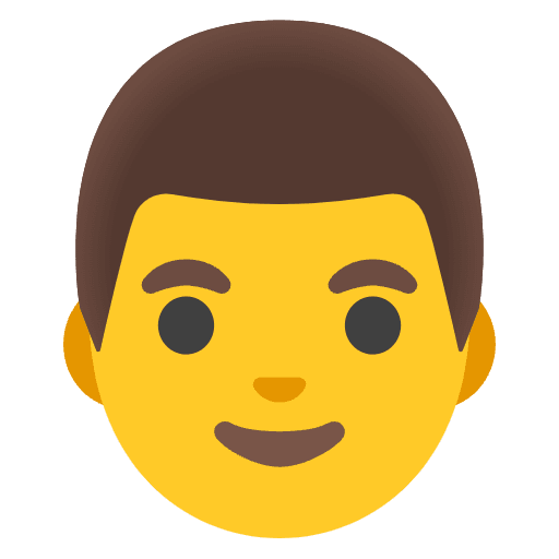 Man Emoji from Noto Emoji Set