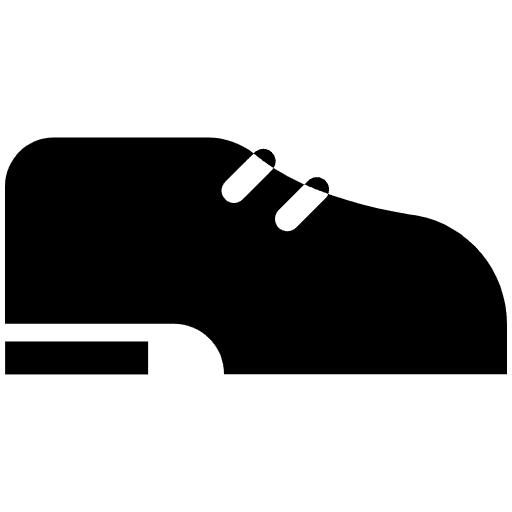 Mans Shoe High Contrast Element from Fluent Emoji High Contrast Set