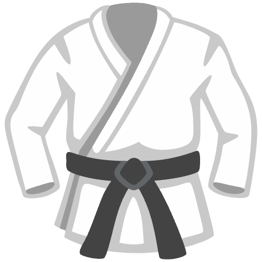 Martial Arts Uniform Emoji from Noto Emojis Set