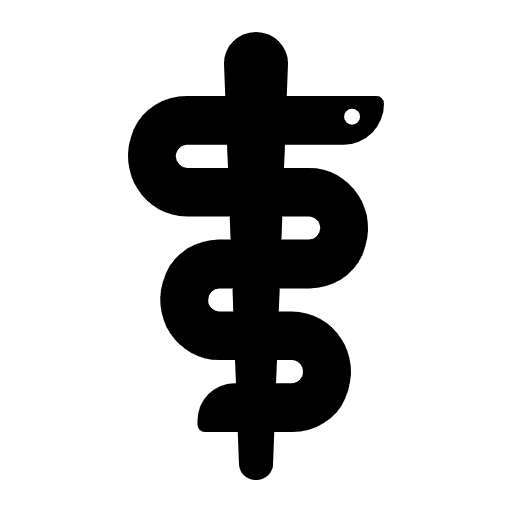 Medical Symbol High Contrast Emoji from Fluent Emoji High Contrast Set