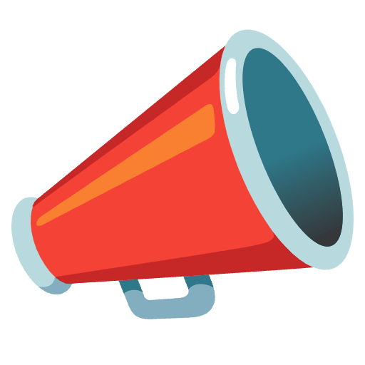 Megaphone Emoji from Noto Emojis Set