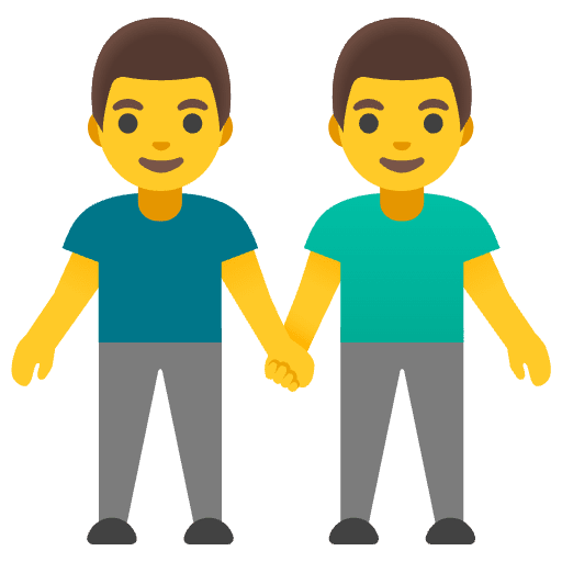 Men Holding Hands Emoji from Noto Emoji Set