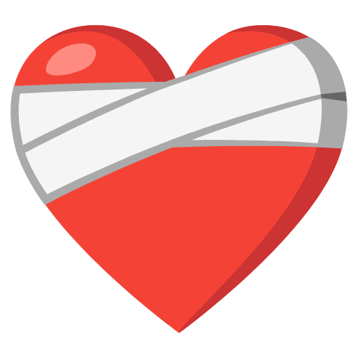Mending Heart Emoji from Noto Emojis Set