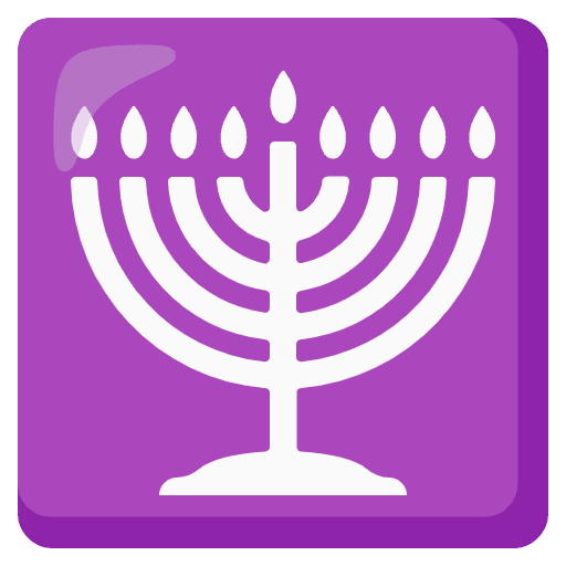 Menorah Element from Noto Emojis Set