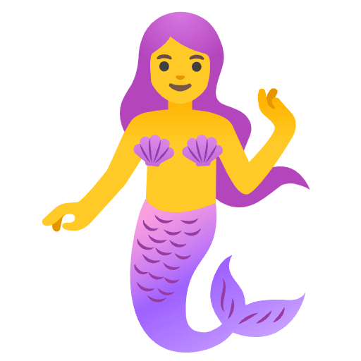 Mermaid Emoji from Noto Emojis Set