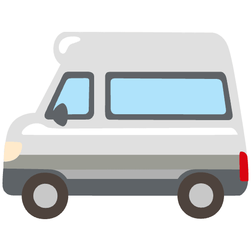 Minibus Emoji from Noto Emojis Set