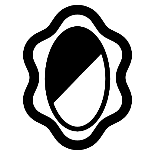 Mirror High Contrast Emoji from Fluent Emoji High Contrast Set