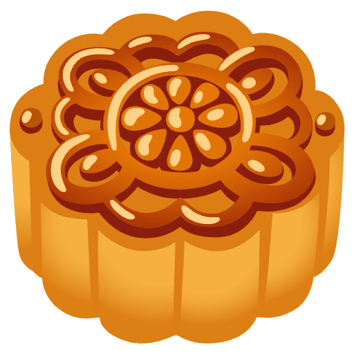 Moon Cake Emoji from Noto Emojis Set