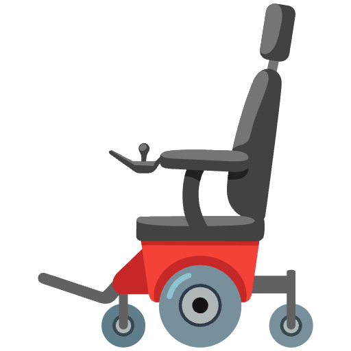 Motorized Wheelchair Emoji from Noto Emoji Set