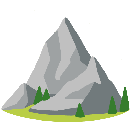 Mountain Emoji from Noto Emojis Set