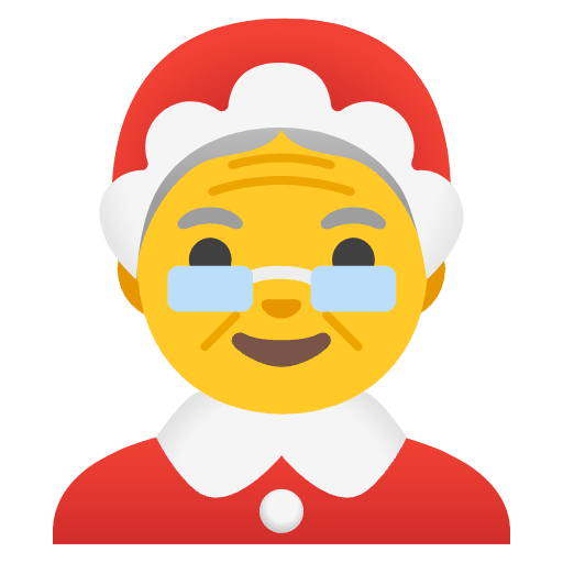 Mrs. Claus Emoji from Noto Emojis Set