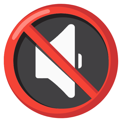 Muted Speaker Element from Noto Emojis Set