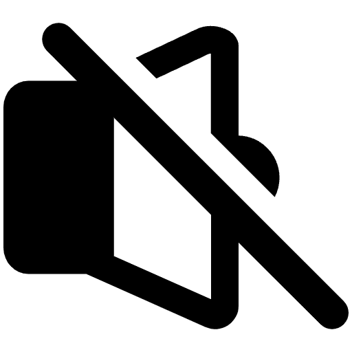 Muted Speaker High Contrast Emoji from Fluent Emoji High Contrast Set