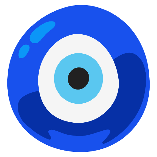 Nazar Amulet Emoji from Noto Emojis Set