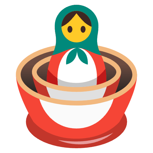 Nesting Dolls Emoji from Noto Emojis Set