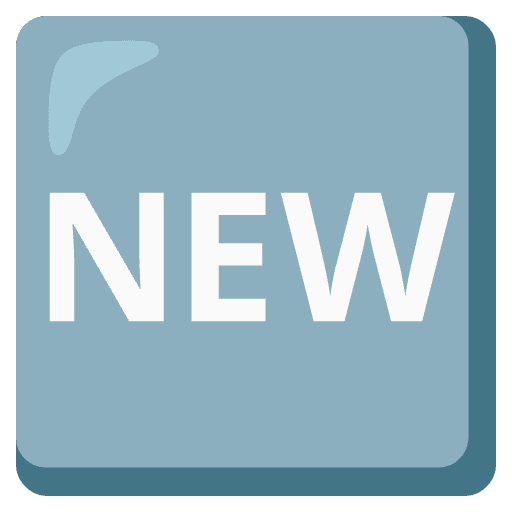 New Button Emoji from Noto Emoji Set