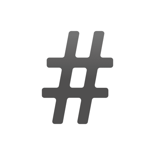 Number Sign Emoji from Noto Emoji Set