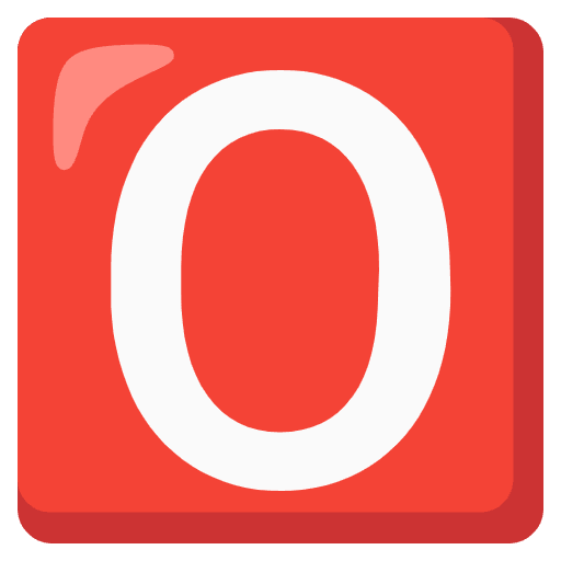O Button Blood Type Emoji from Noto Emoji Set