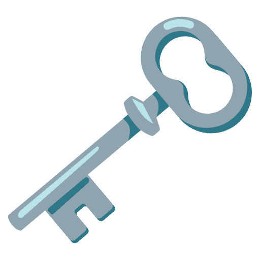 Old Key Emoji from Noto Emojis Set