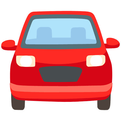 Oncoming Automobile Element from Noto Emojis Set