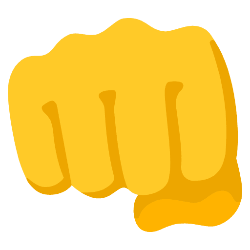 Oncoming Fist Element from Noto Emojis Set