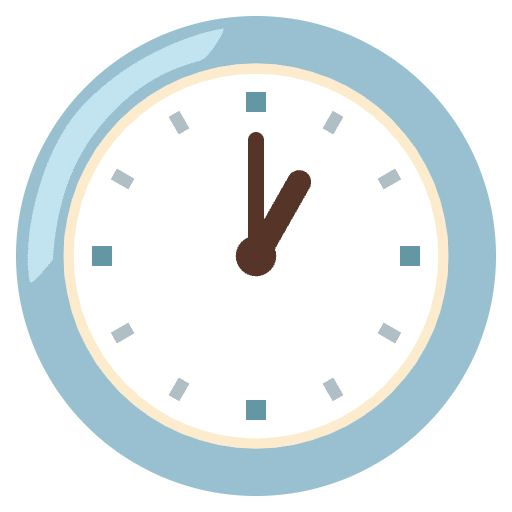 One O’clock Emoji from Noto Emojis Set