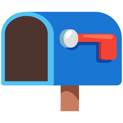 Open Mailbox With Lowered Flag Emoji from Noto Emoji Set