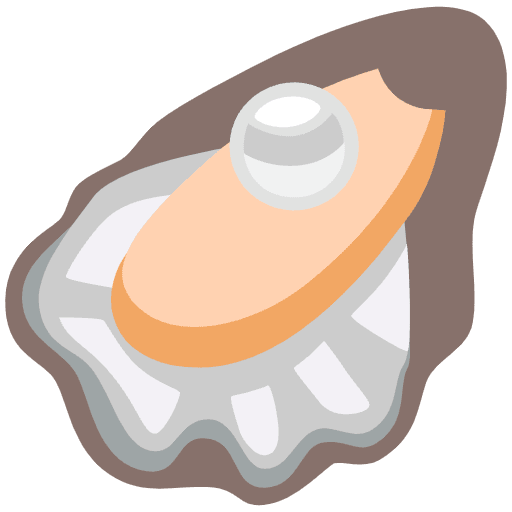 Oyster Element from Noto Emojis Set