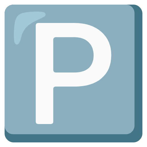 P Button Emoji from Noto Emojis Set