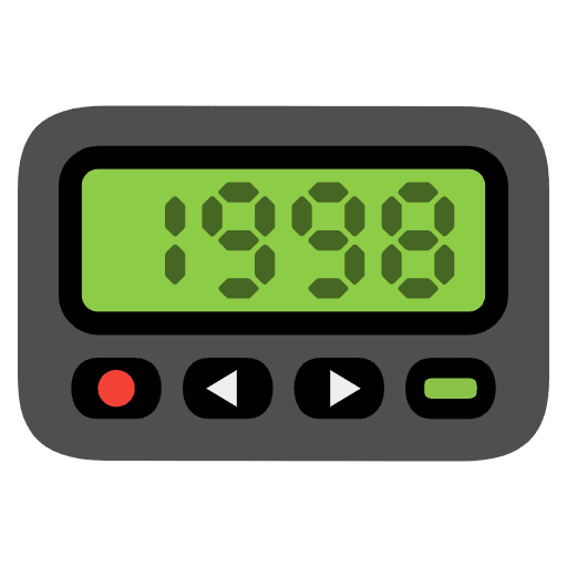 Pager Emoji from Noto Emoji Set