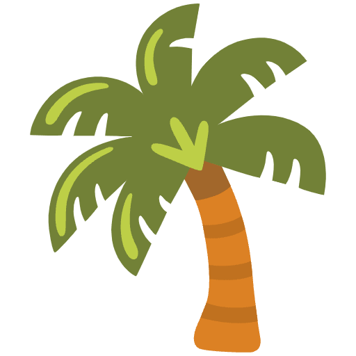 Palm Tree Emoji from Noto Emojis Set