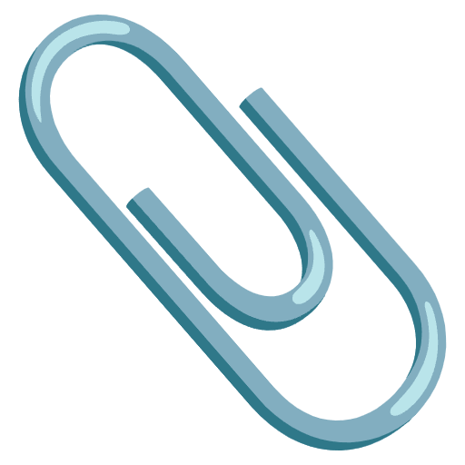 Paperclip Emoji from Noto Emoji Set