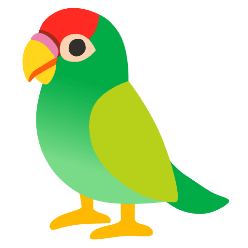 Parrot Emoji from Noto Emojis Set