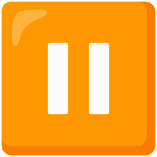 Pause Button Element from Noto Emojis Set