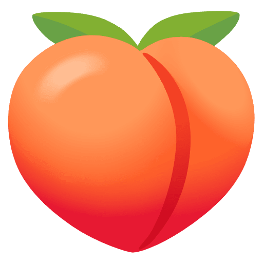 Peach Emoji from Noto Emoji Set