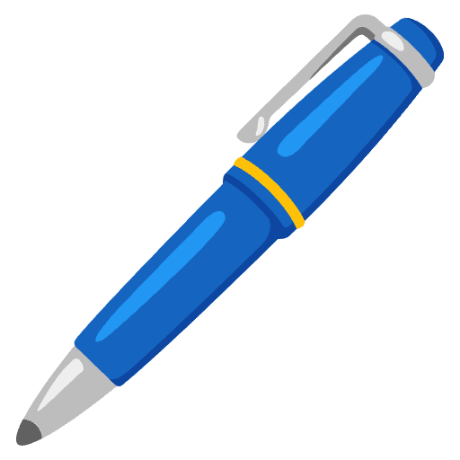 Pen Emoji from Noto Emoji Set