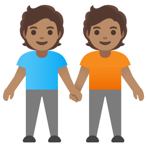 People Holding Hands Medium Skin Tone Emoji from Noto Emojis Set