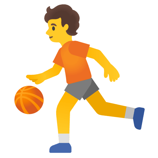 Person Bouncing Ball Emoji from Noto Emoji Set