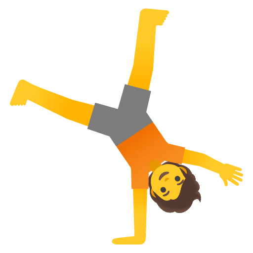 Person Cartwheeling Emoji from Noto Emojis Set