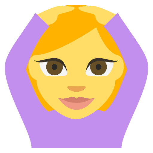 Person Gesturing Ok Element from EmojiTwo Colors Set