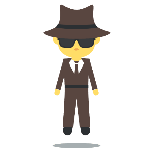 Person In Suit Levitating Emoji from EmojiTwo Colors Set