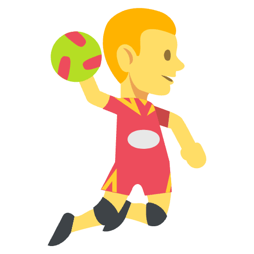 Person Playing Handball Emoji from EmojiTwo Colors Set