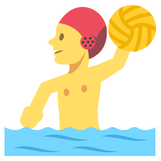 Person Playing Water Polo Emoji from EmojiTwo Colors Set