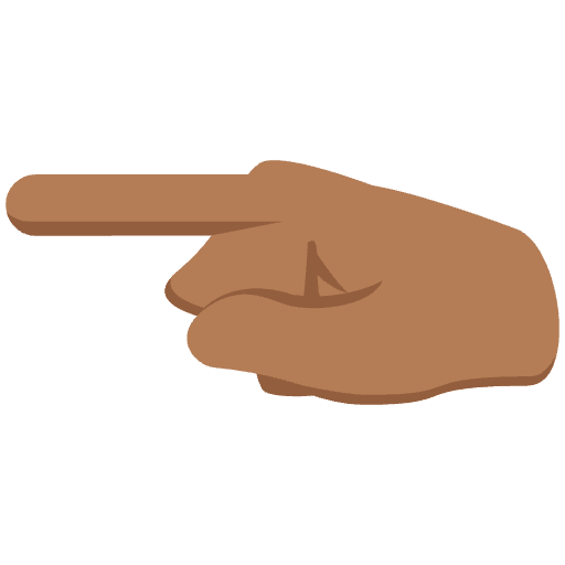 Pointing Hand Left Emoji Emoji from EmojiTwo Colors Set