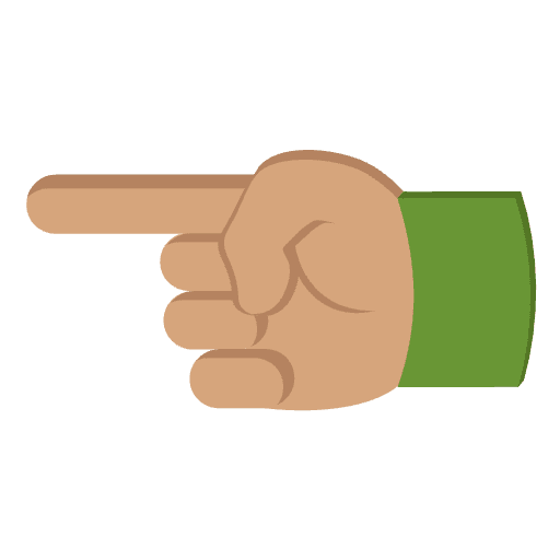 Pointing Left Emoji Emoji from EmojiTwo Colors Set